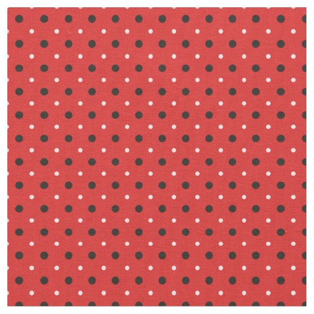 TISSU POINTS DE COCCINELLE (Fermer)