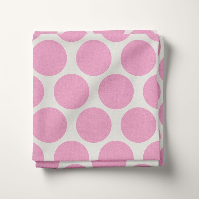 Tissu Points de couleur rose (Créateur téléchargé)