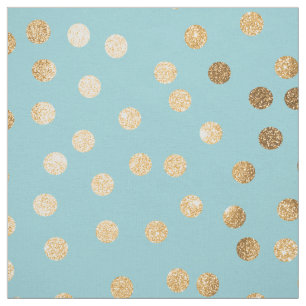 Tissu Points de ville de parties scintillantes de bleu