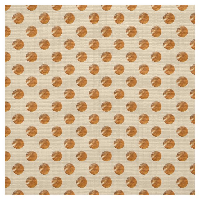 Tissu Points d'or de polka (Échantillon)