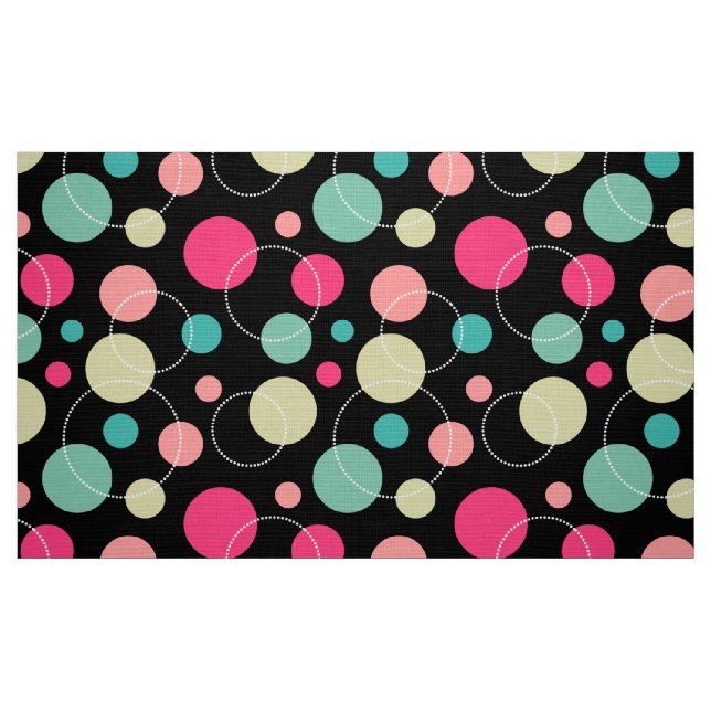 Tissu Points et cercles 150816 (Fat Quarter)