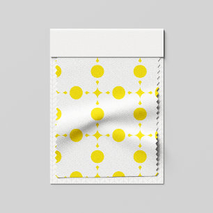 Tissu Points jaunes, Motif à pois, Pois, Pointillé