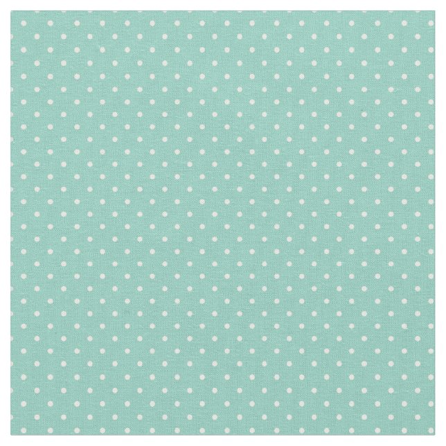 Tissu Points minuscules Aqua (Fermer)
