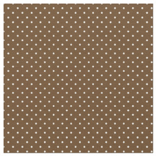 Tissu Points minuscules Brown au chocolat