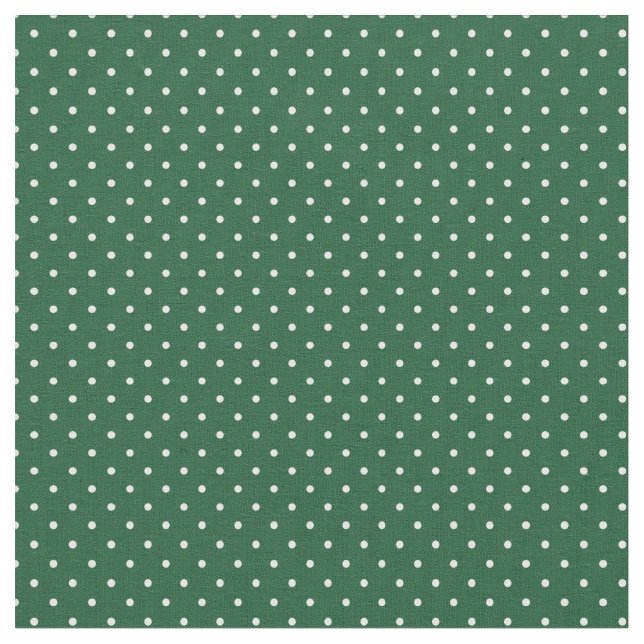 Tissu Points minuscules Chasseur Vert (Fermer)