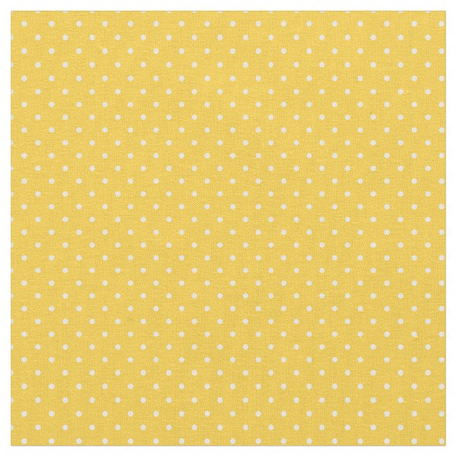 Tissu Points minuscules jaunes (Fermer)