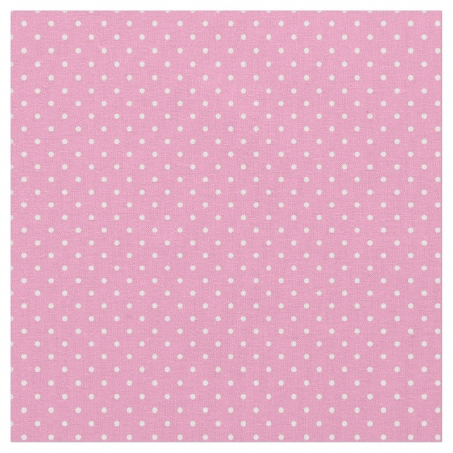 Tissu Points minuscules roses (Fermer)