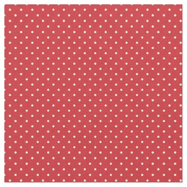 Tissu Points minuscules rouges (Fermer)