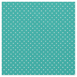Tissu Points minuscules turquoises