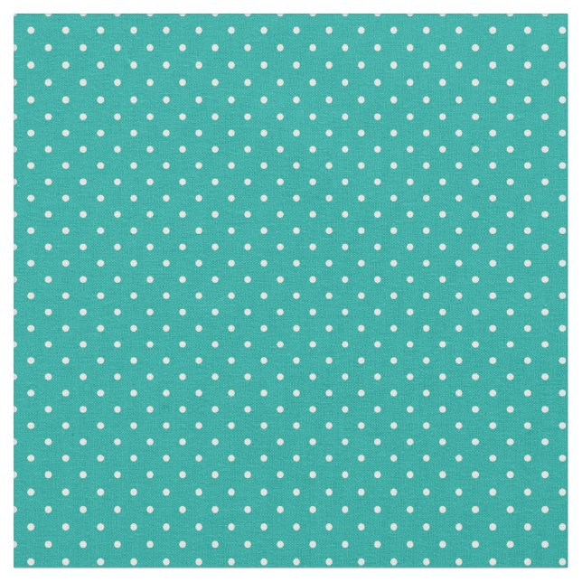 Tissu Points minuscules turquoises (Fermer)