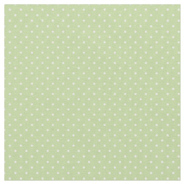 Tissu Points minuscules verts à la menthe (Fermer)