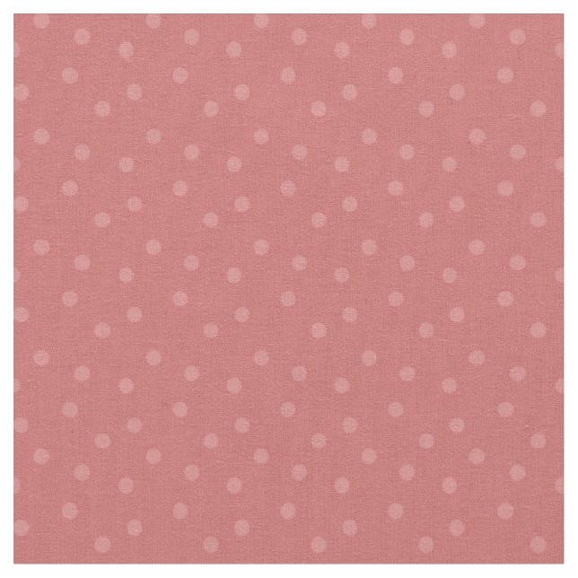 Tissu Points Modernes sur Corail Foncé (Fermer)