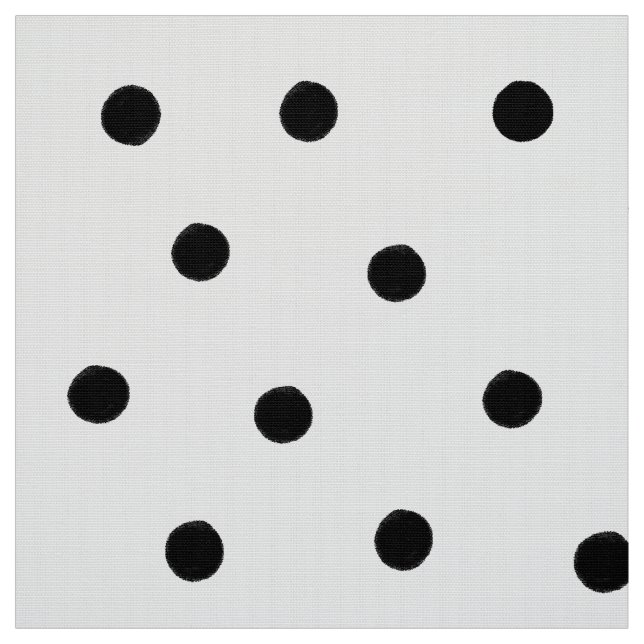 Tissu Points noirs (Échantillon)