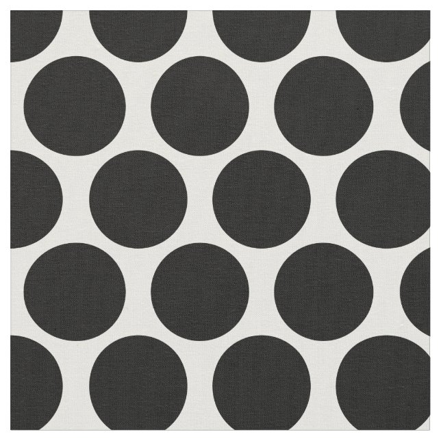 Tissu Points noirs et blancs (Fermer)