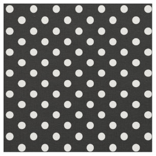 Tissu Points noirs et blancs