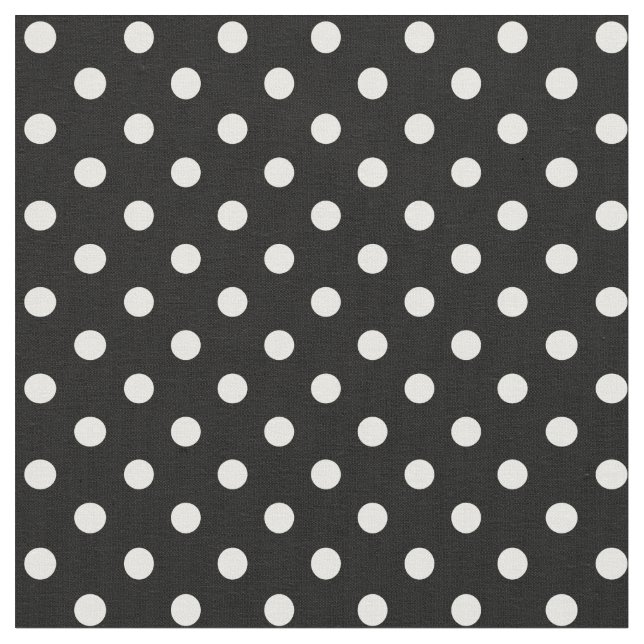Tissu Points noirs et blancs (Fermer)