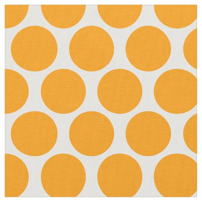 Tissu Points orange (Fermer)
