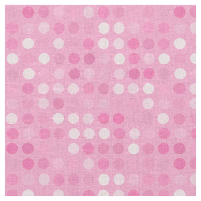Tissu points roses et blancs (Fermer)