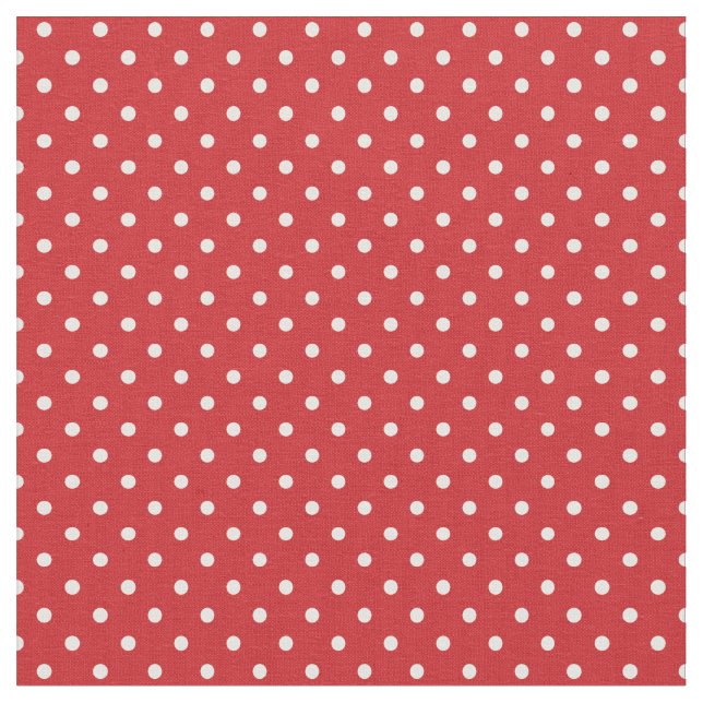 Tissu Points rouges et blancs (Fermer)