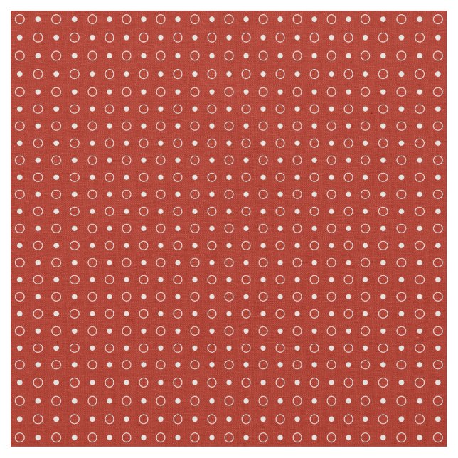 Tissu Points rouges et blancs (Fermer)