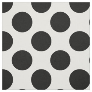 Tissu Points sans couture motif noir + votre dos