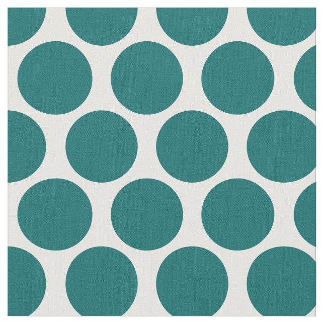 Tissu Points Turquoises foncés (Fermer)
