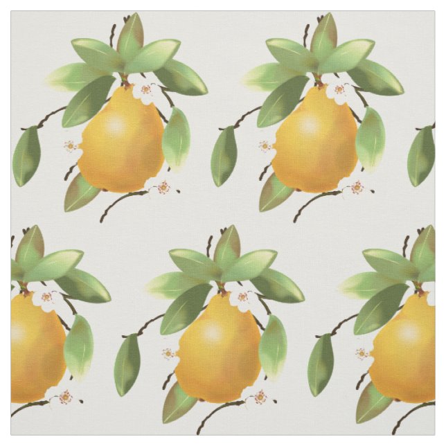 Tissu Poires Fruit (Échantillon)
