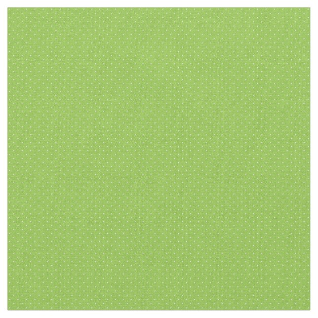 Tissu pois-21-Blanc sur vert clair (Fermer)