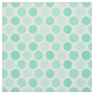 Tissu Pois Aqua Blue Fabric