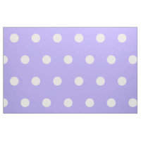 Pois blancs sur Blue Lilac