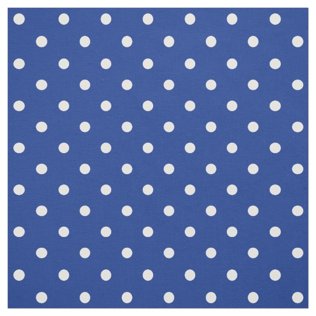 Tissu Pois bleu (Échantillon)