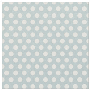 Tissu Pois bleu nuage