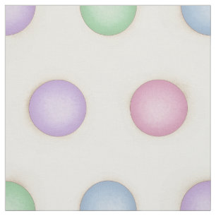 Tissu Pois colorés en Pastels Détentés (grand)