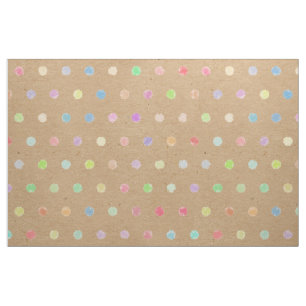 Tissu Pois colorés Sur Arrière - plan Papier Faux Kraf