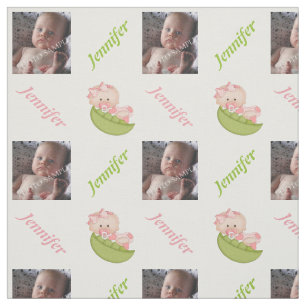 Tissu Pois dans la pod bébé fille rose pépinière personn