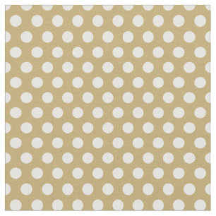 Tissu Pois d'or