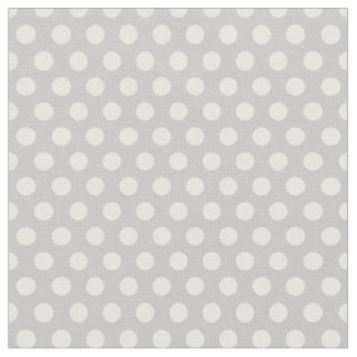 Tissu Pois gris