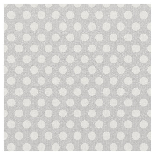 Tissu Pois gris (Fermer)