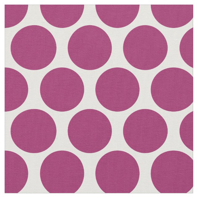 Tissu Pois moisi pourpre Berry (Fermer)