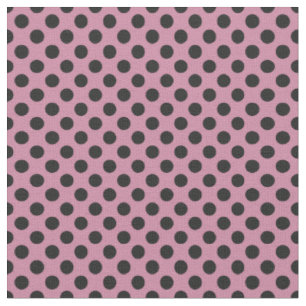 Tissu Pois noir Choisir n'importe quelle couleur arriè