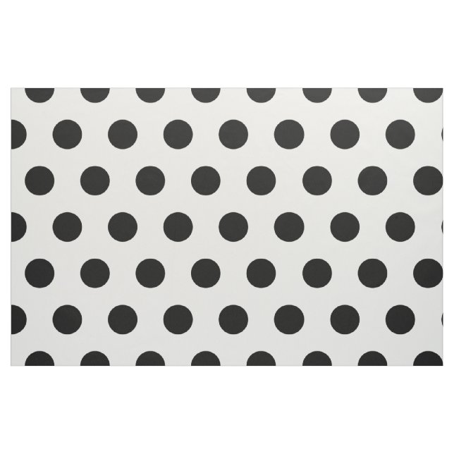 Tissu Pois noir et blanc moderne (Fat Quarter)