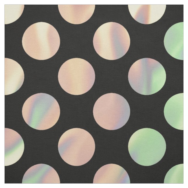 Tissu pois Pastel Iridescente (Échantillon)