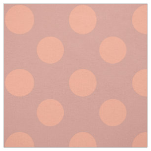 Tissu : Pois poussiéreux de rose et de pêche