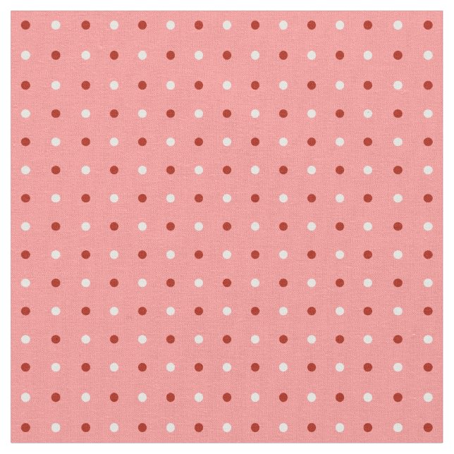 Tissu Pois rouges, roses et blancs (Fermer)