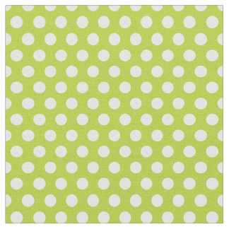 Tissu Pois verts Apple