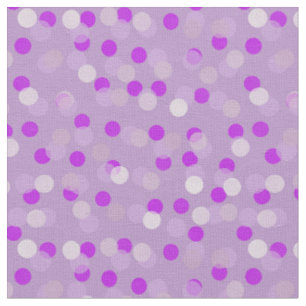 Tissu pois violets