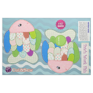 Tissu Poisson à écaille coupé et à coudre - Poisson do-i