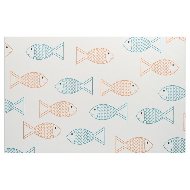 Tissu Poisson d'or pour animaux de compagnie/ Poisson de (Fat Quarter)