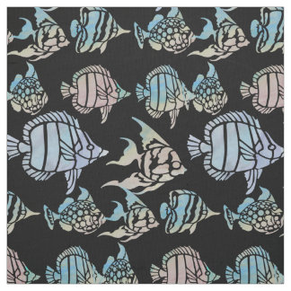Tissu Poisson, poisson, poisson et plus de poissons