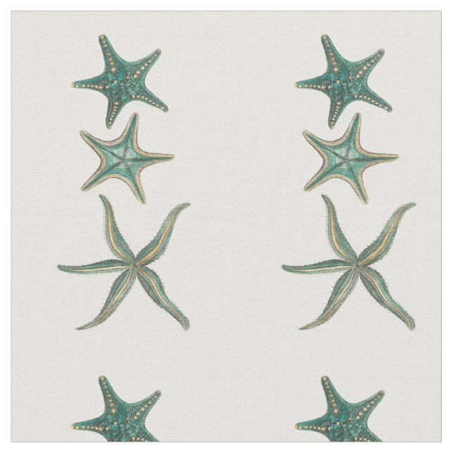 Tissu Poisson triplé aquamarine (Fermer)